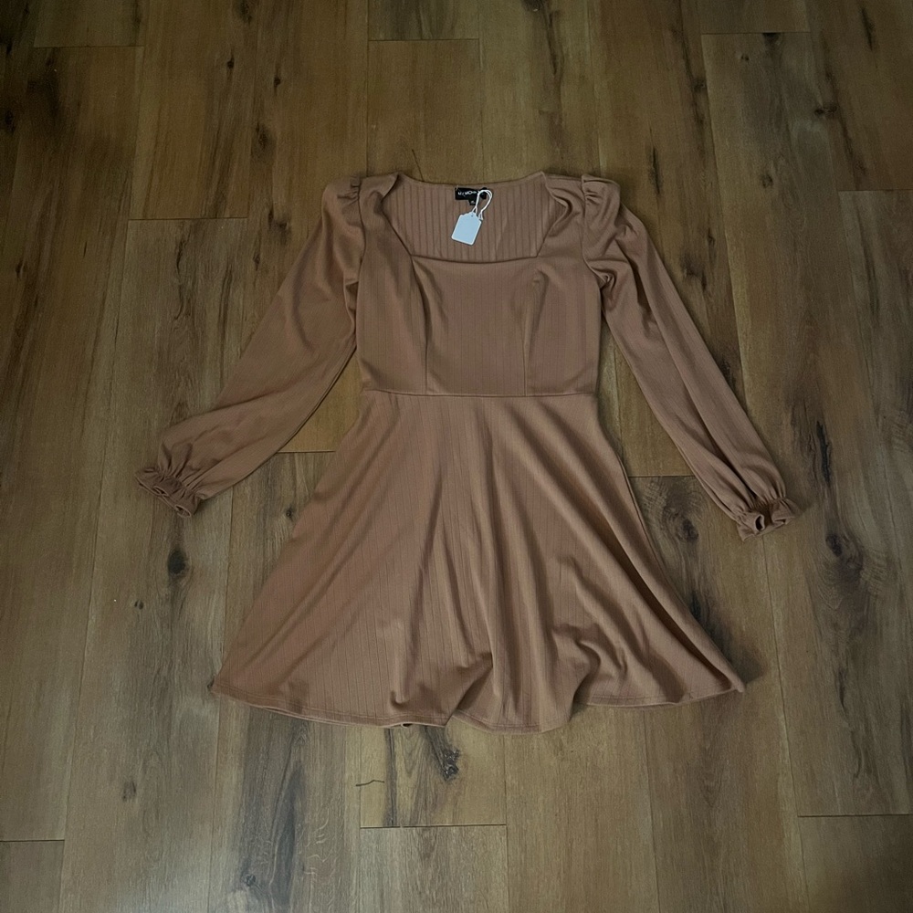 Tan Baby doll dress